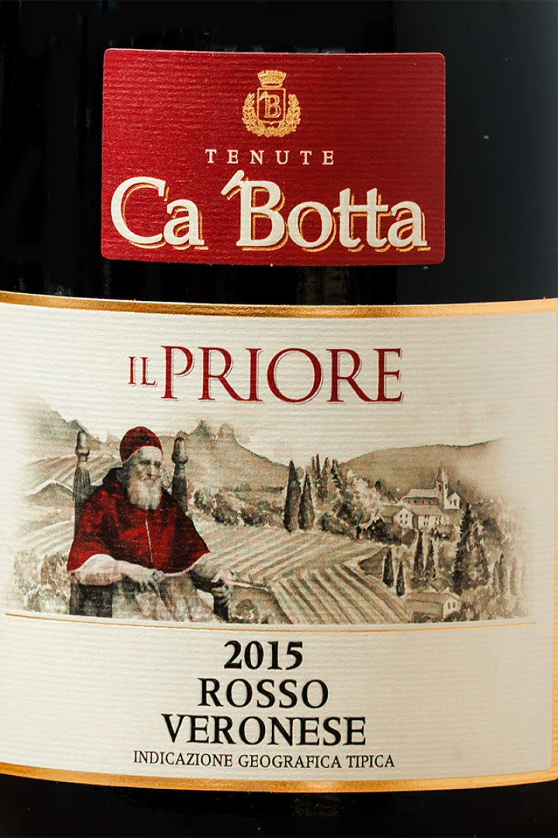 Il Priore Rosso Veronese IGT în cutie din lemn